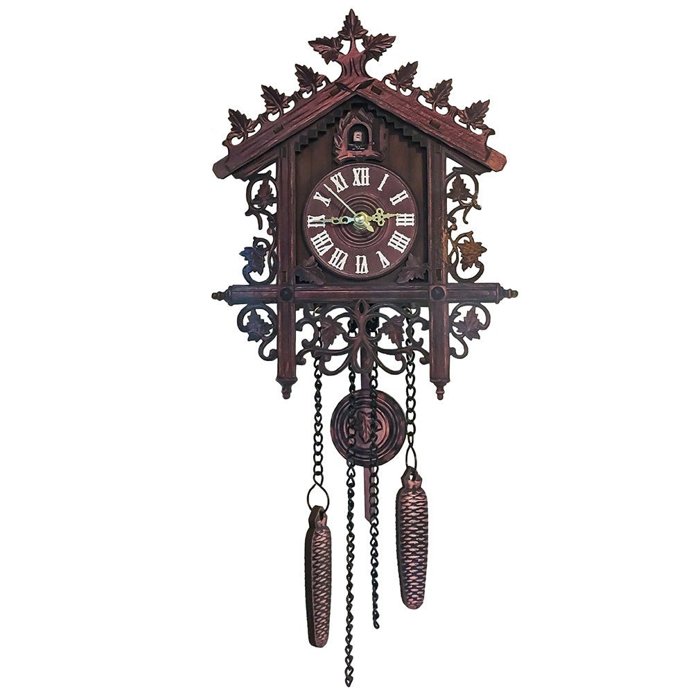 Vintage Wooden Hanging Cuckoo Wall Clock For Living Room Home Restaurant Bedroom Drop Ship
