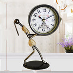 Load image into Gallery viewer, Creative Fashion Personality Clock Literary Retro Decorative Clock

