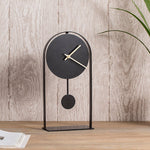 Load image into Gallery viewer, Modern Nordic Italian Style Wrought Iron Desk Clock Ornaments
