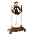 Load image into Gallery viewer, Furnished With Local Gold High-End Crystal Ball Clock
