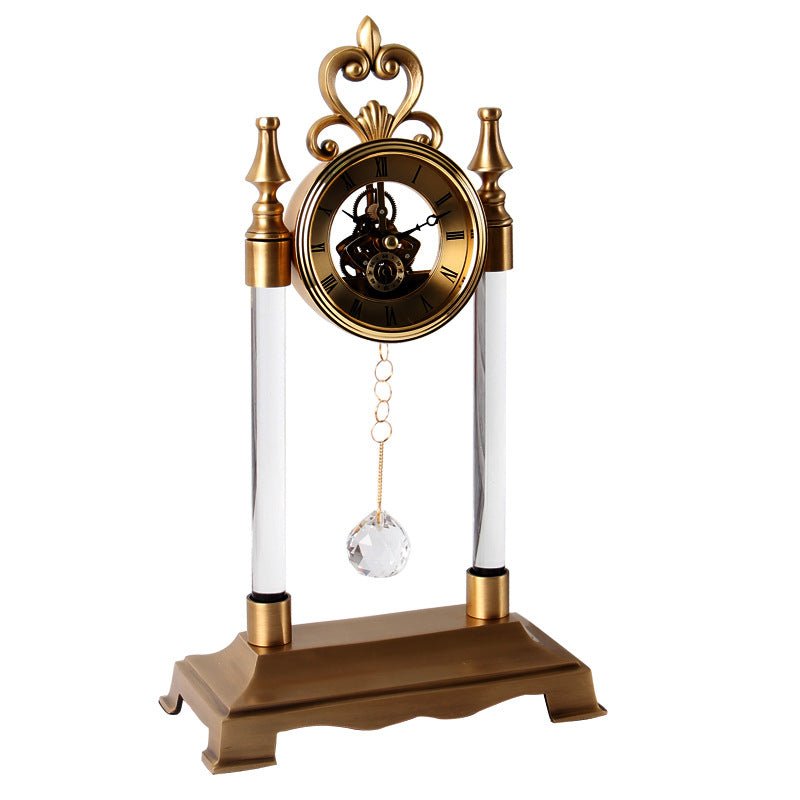 Furnished With Local Gold High-End Crystal Ball Clock