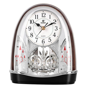 Decoration Modern Home Clock European Crystal Pendulum Desk Clock