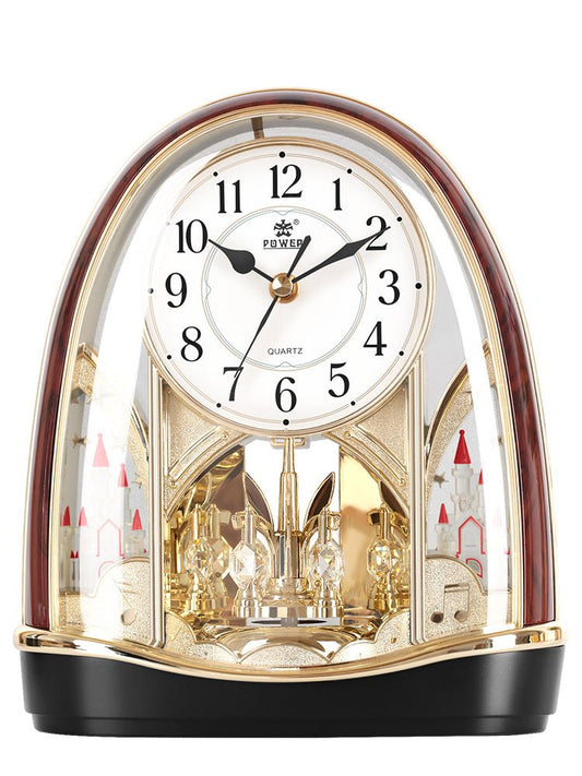 Decoration Modern Home Clock European Crystal Pendulum Desk Clock