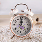 Load image into Gallery viewer, Retro Clock Double Bell Children&#39;s Small Alarm Clock 3 Inch 4 Inch With Night Light Snooze Alarm Clock Small Y16 Large
