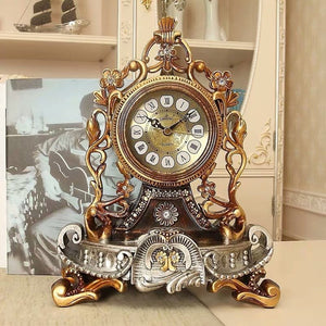 Pendulum Clock Home Clock Creative European Retro Table Clock