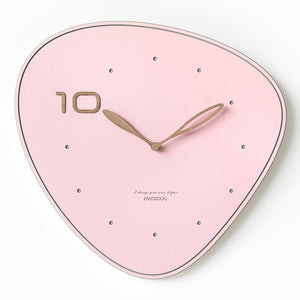 Pastel Club Wall Clock pink