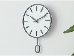 The Simple Pendulum Wall Clock white