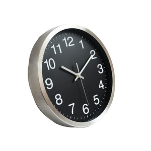 Stainless Steel Quartz Clock Aluminum Wall Clock