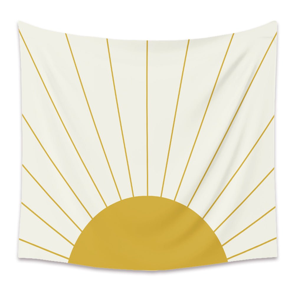 Warm Color Sun Tapestry