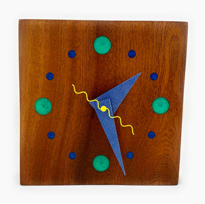 KingWood Reclaimed Cedar Slab Wall Clock "Soda POP"