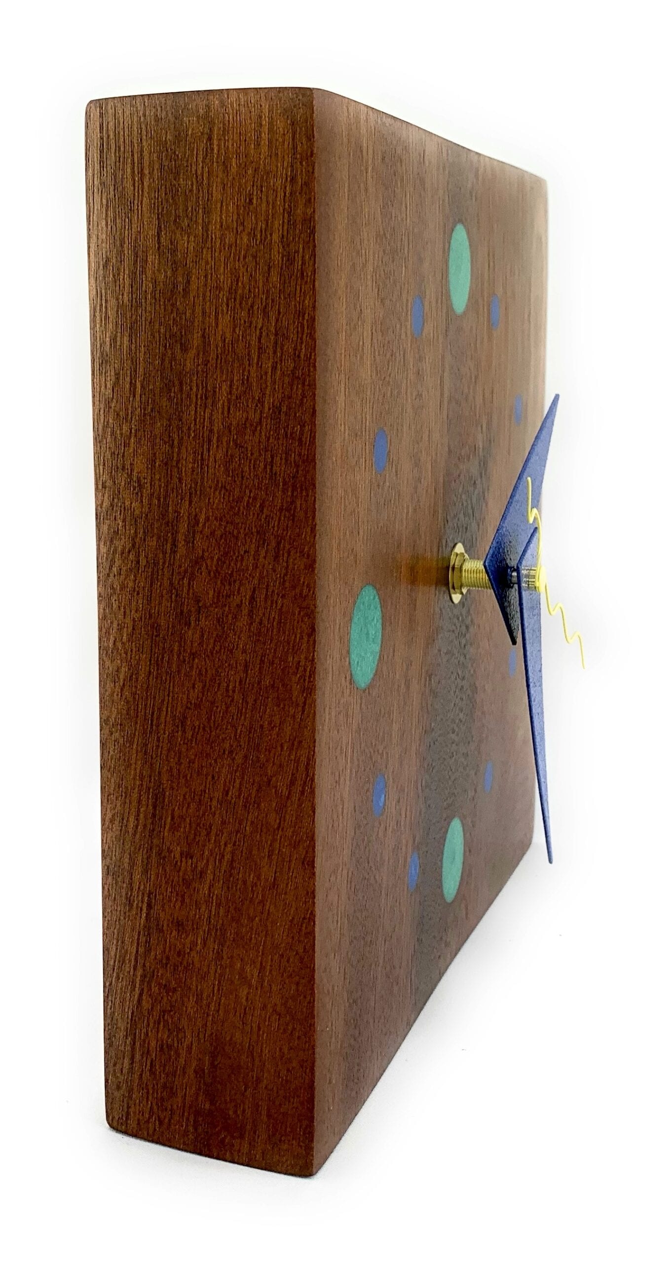 KingWood Reclaimed Cedar Slab Wall Clock "Soda POP"