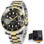 Load image into Gallery viewer, Lige Fashion Hot Style Men&#39;s Watch Quartz Three-Hand Watch Waterproof Clock
