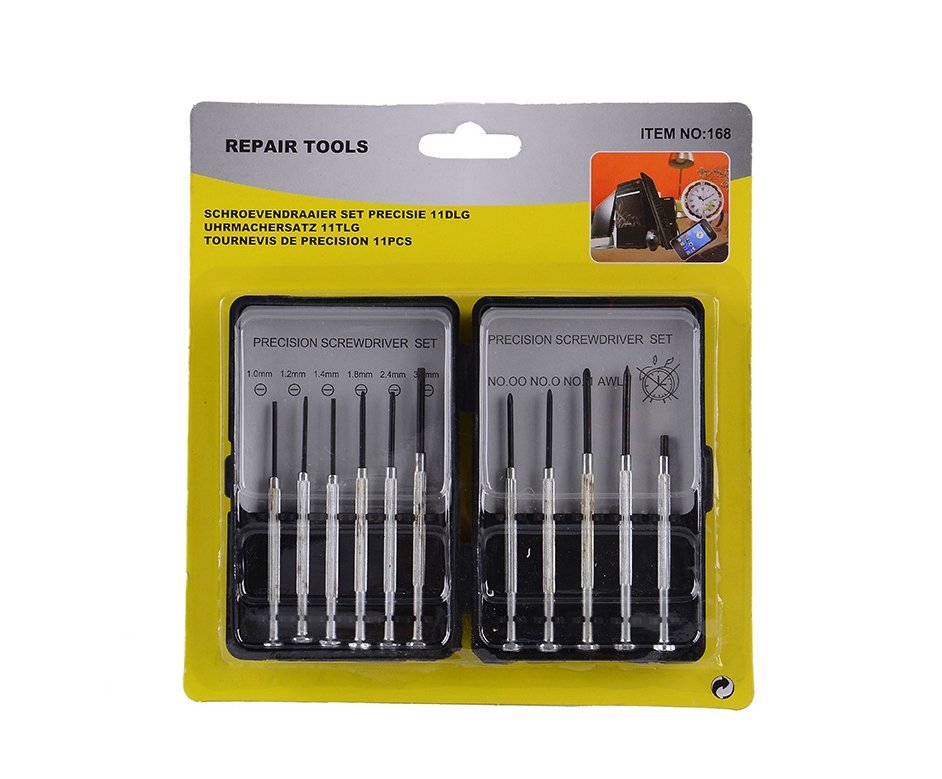 Recommended repair tool 11pcs watch screwdriver multi-function set