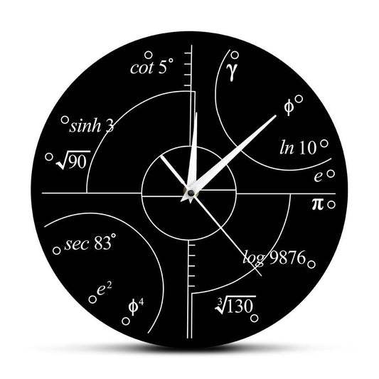 Creative Mathematical Formula 1 Acrylic Wall Clock