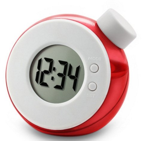 Magic element water alarm clock