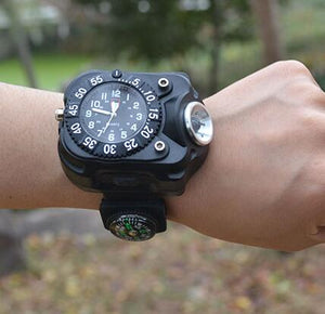 Rechargeable Water Resistant Male Wrist Watch Sport Watch For Men