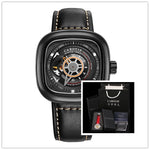 Load image into Gallery viewer, The hot blast dunk watch fashion automatic mechanical watches Mens hollow square dial watch
