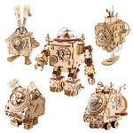 Load image into Gallery viewer, &quot;Steampunk Music Box Edition&quot; 3D Wooden Puzzle Toys
