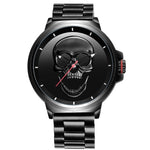 Load image into Gallery viewer, 3D Skull Watch black
