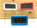 Load image into Gallery viewer, White, blue, Pink LED Alarm Clock
