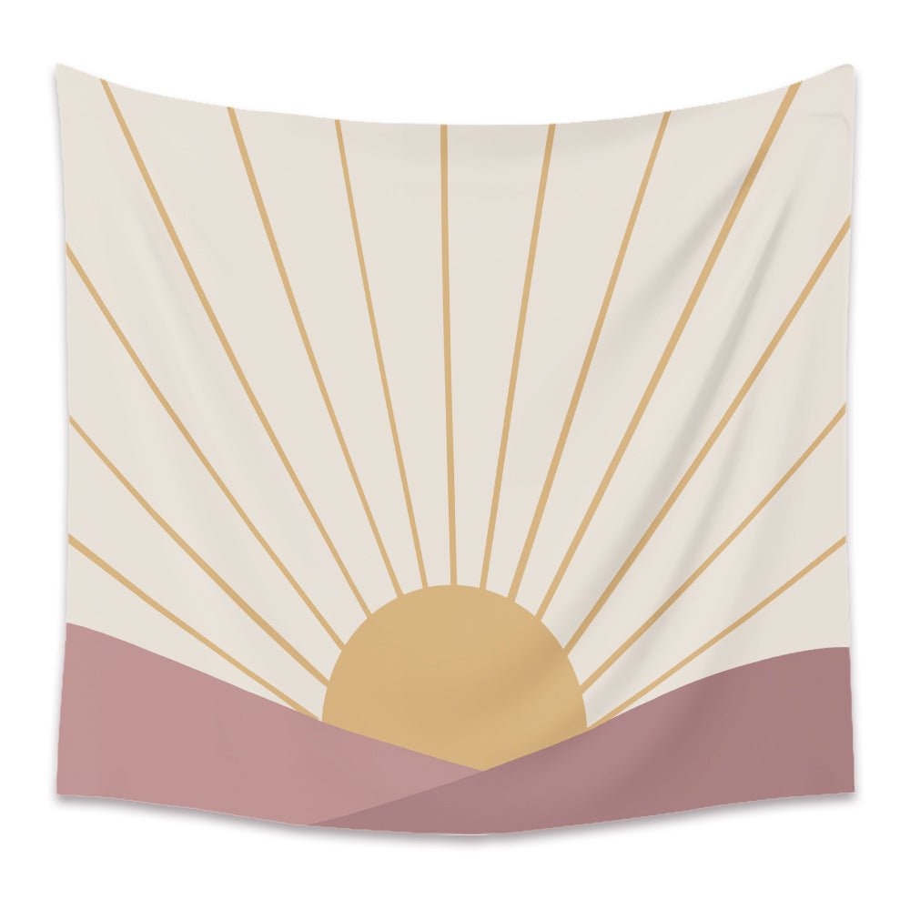 Warm Color Sun Tapestry