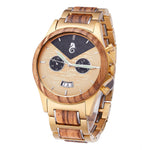 Load image into Gallery viewer, Wooden watch fashion waterproof
