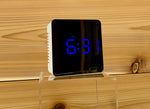 Load image into Gallery viewer, Bedside Mirror LED Alarm Clock

