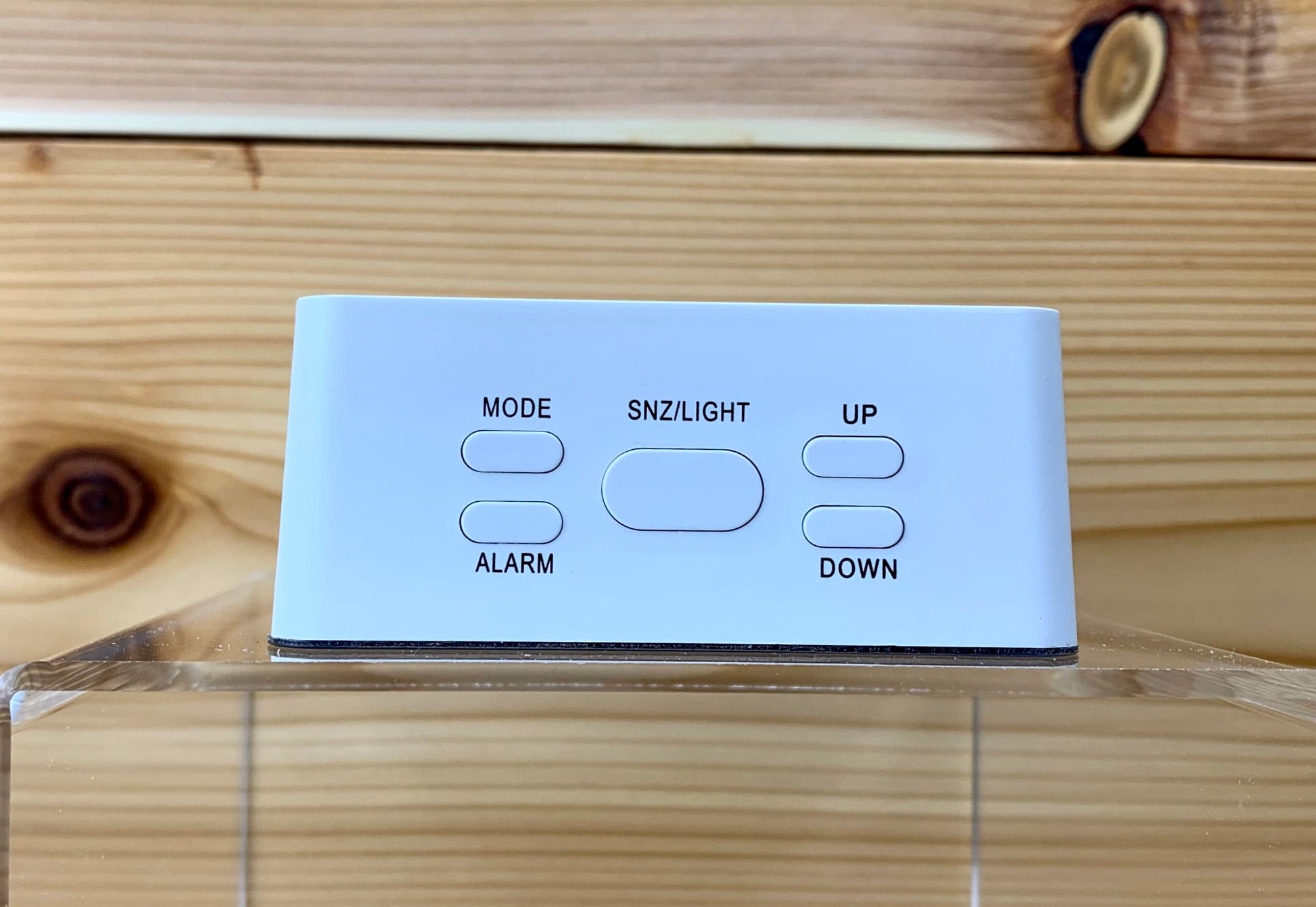 Bedside Mirror LED Alarm Clock