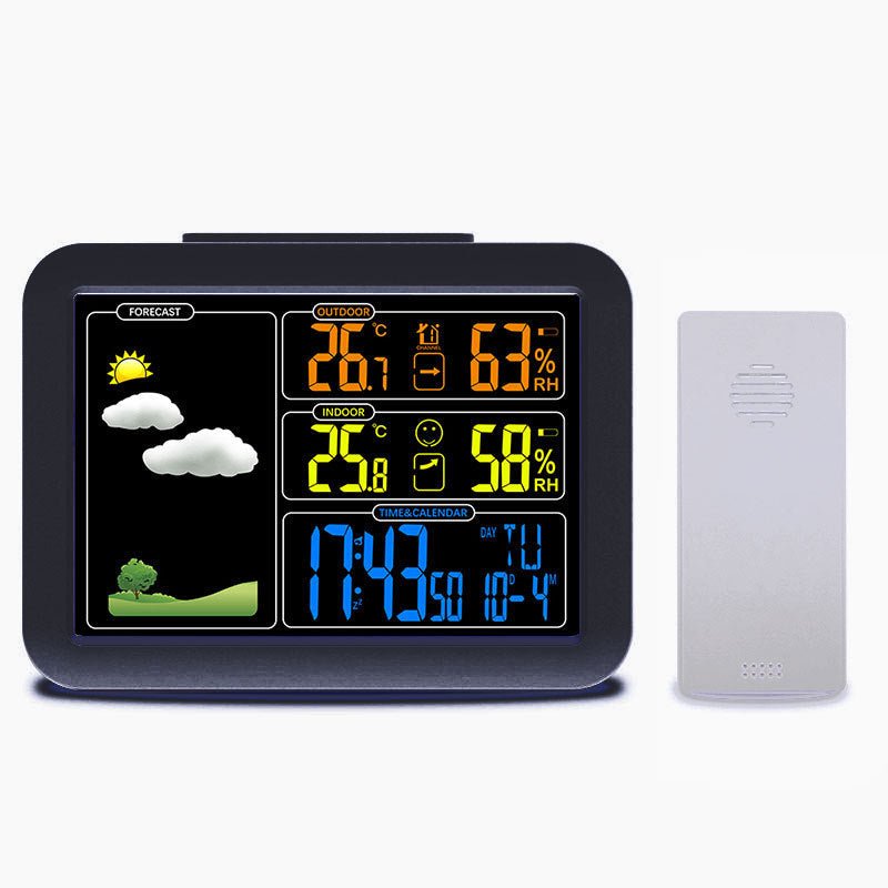 Indoor temperature hygrometer alarm clock