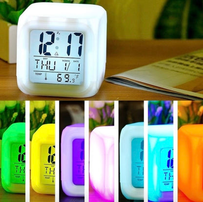 Colorful Cube Alarm Clock