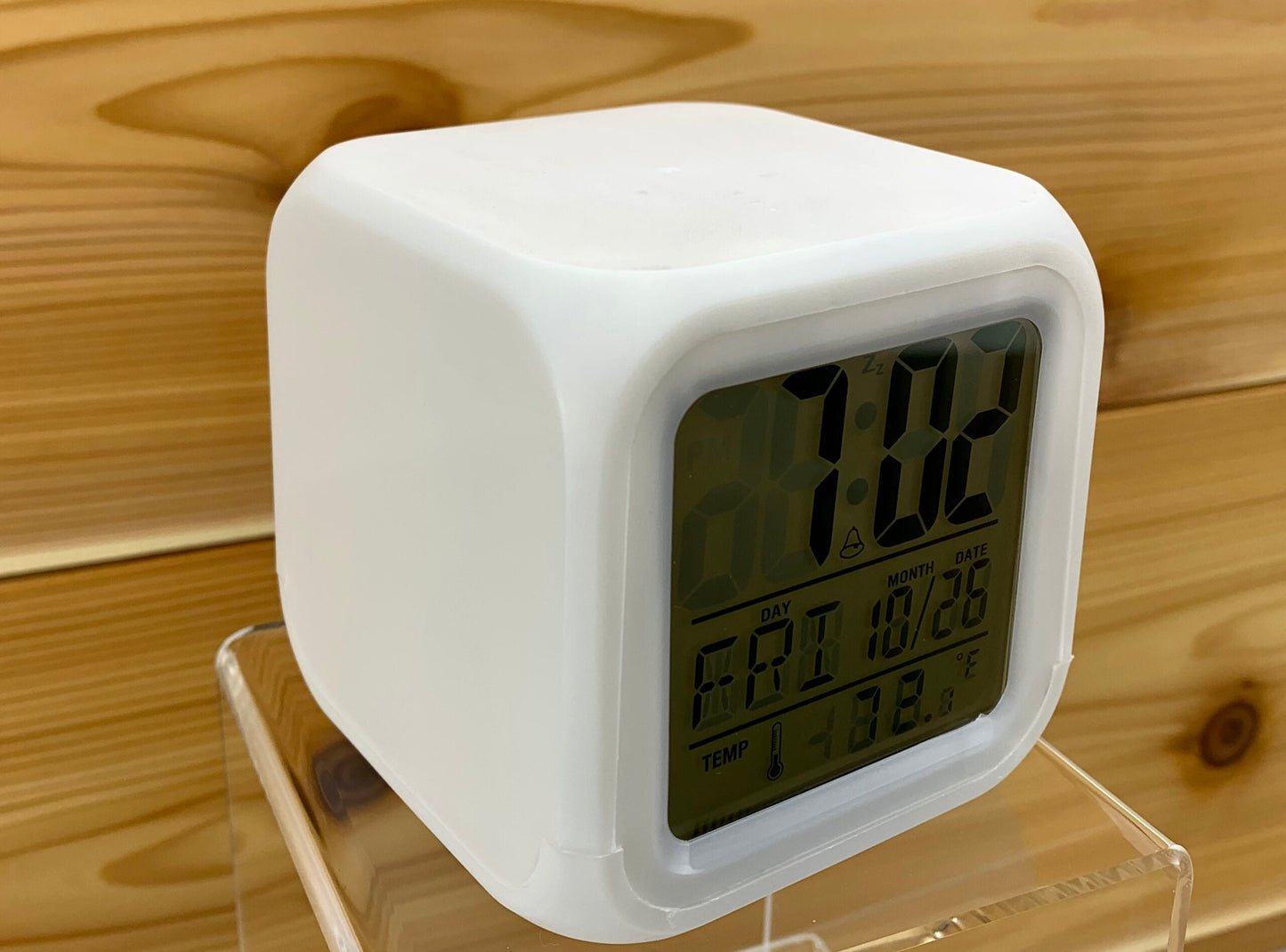 Colorful Cube Alarm Clock