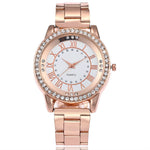Load image into Gallery viewer, Vansvar Brand Rose Gold Watch Stainless Steel Wristwatches Female Clock
