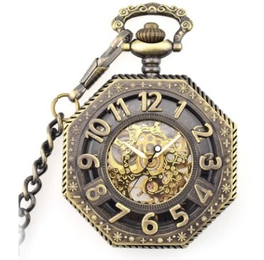 Skeleton Steampunk Pocket Watch
