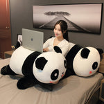 Load image into Gallery viewer, Lying Panda Pillow, Large Sleeping Pillow
