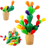 Load image into Gallery viewer, Wooden Balancing Cactus Toy
