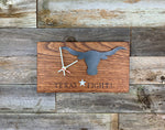 Load image into Gallery viewer, KingWood Wood &amp; Metal Wall Clock &quot;Texas Fight&quot; 
