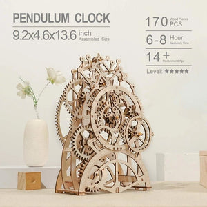 3D Wooden Puzzle Clock