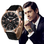 Load image into Gallery viewer, Luxury Rose Gold Mens Watch  on man
