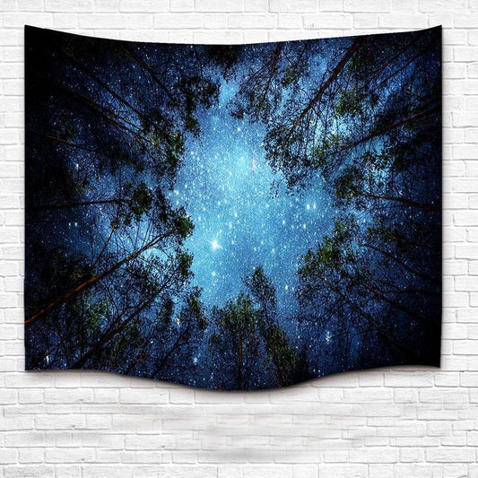Starry Forest Tapestry