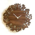 Load image into Gallery viewer, Country Idyllic Original Wood Forest Animal Bird Wall Clock
