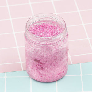 Colorful Magic Sand pink in jar