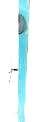 Load image into Gallery viewer, KingWood &quot;Guitar Star&quot; Wood Plank Wall Clock Blue

