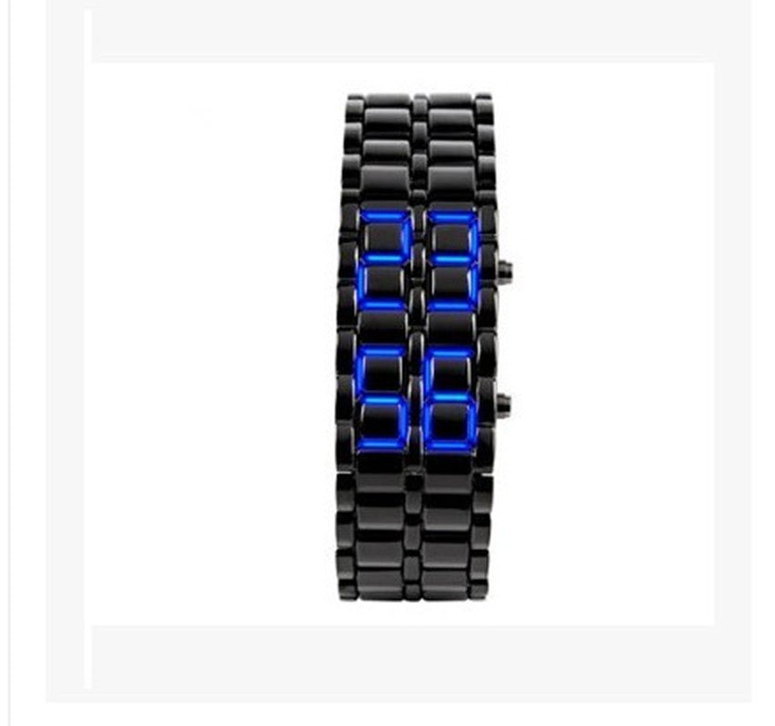 Totally Digital Watch black with blue