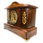 Load image into Gallery viewer, Antique Gilbert Mantle Clock w/ Quartz Battery Movement
