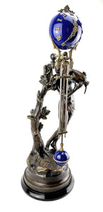 Ansonia Replica Mystery Swinger Statue Mantle Clock