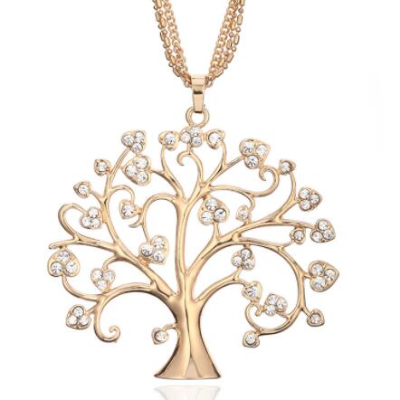 Big Tree Of Life Pendant Necklace