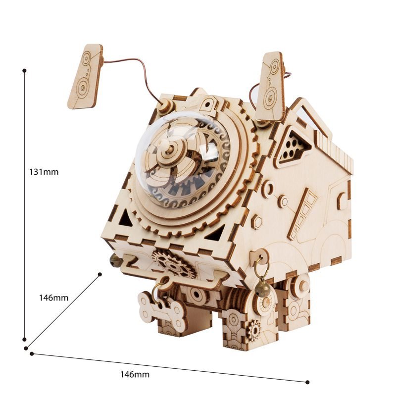"Steampunk Music Box Edition" 3D Wooden Puzzle Toys