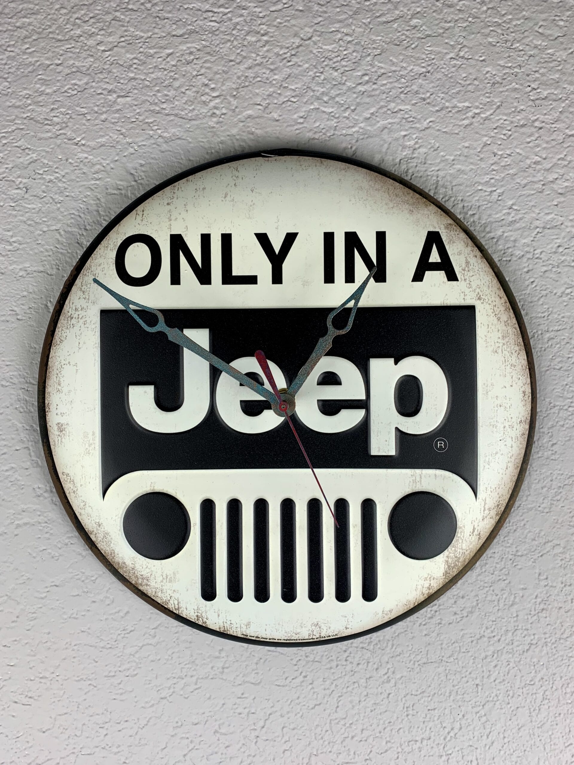 Jeep wall clock