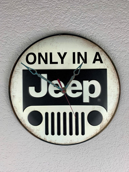 Jeep wall clock