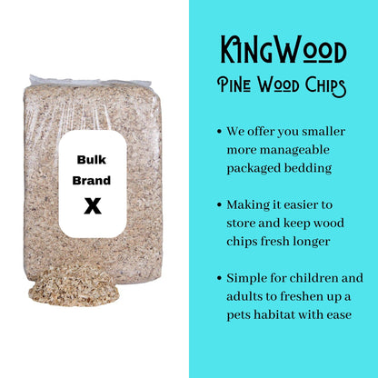 KingWood Pine Wood Chips